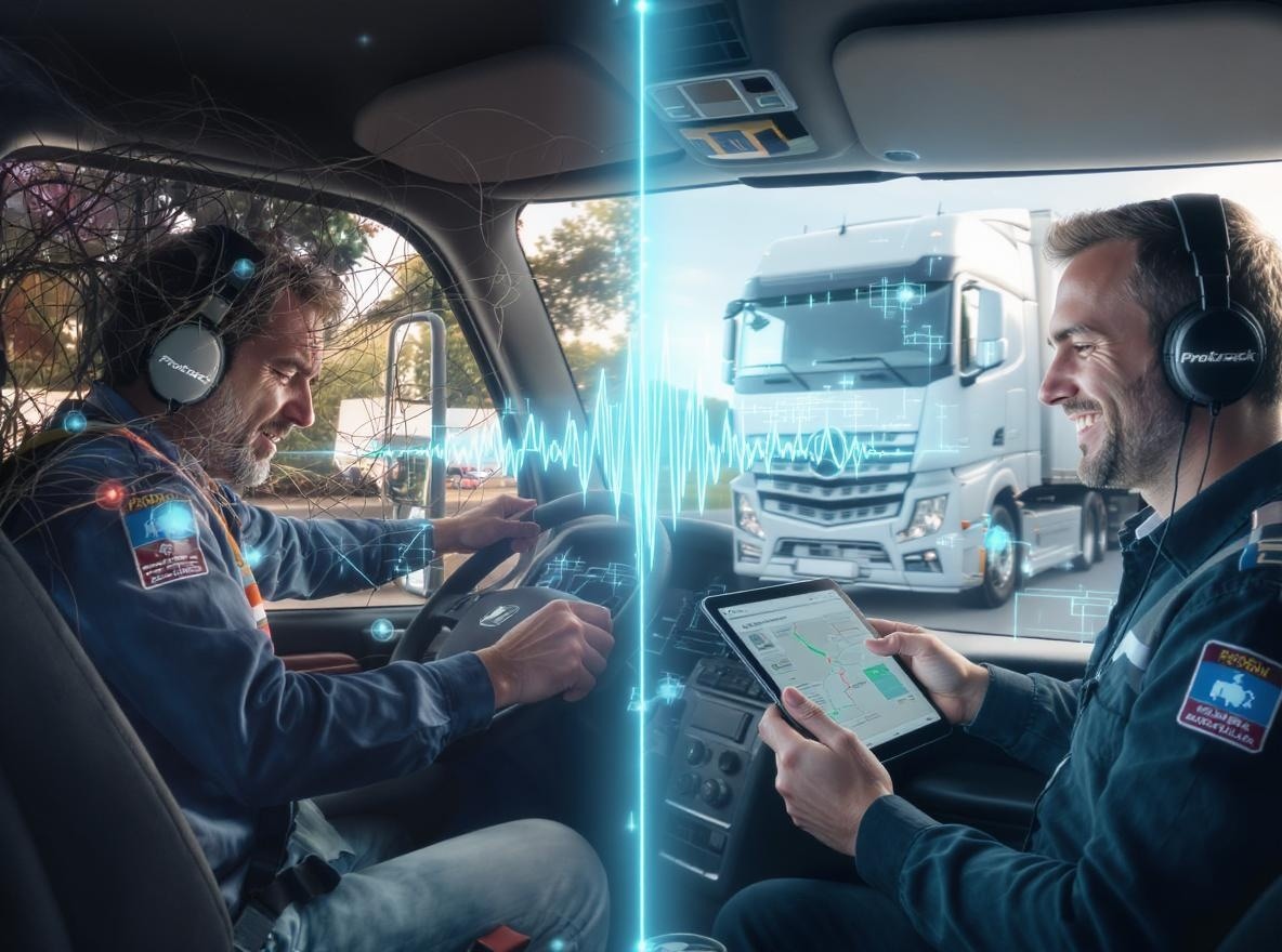Kuorma -autojen kuljettajan pidättämisen parantaminen PROPRACK GPS -seurantatekniikalla