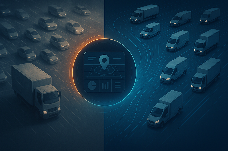 Vähentävä laivaston hallinta Protrack GPS -seurantaalustalla